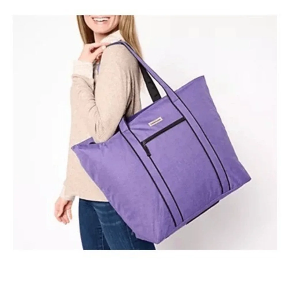 Lock & Lock Insulated Soft Carrier Cooler Turquoise‎ Blue Large Tote Bag NWOT